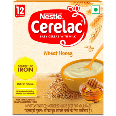 NESTLE CERELAC WHEAT HONEY BABY CEREAL 12-24 MONTHS